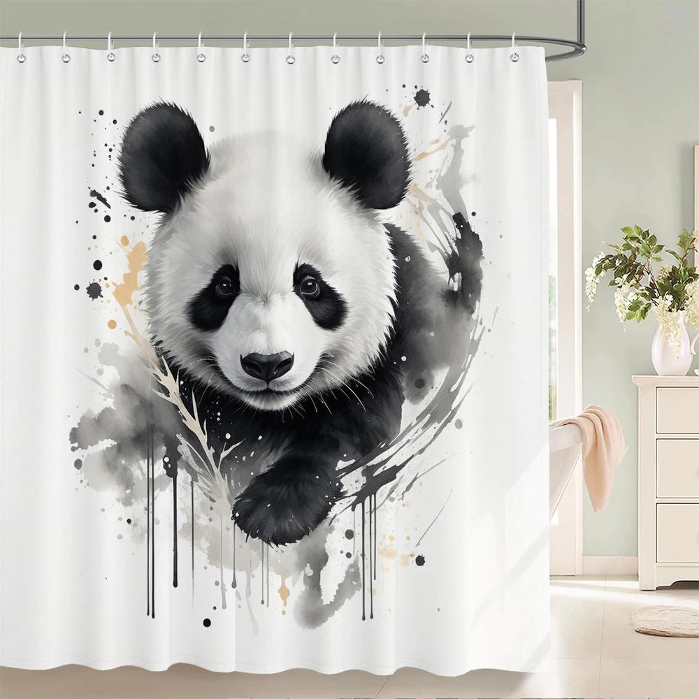 Green Frog Cute Shower Curtain Bathroom Funny Cartoon Waterproof Bath Curtain Polyester Fabric Dafield Bath Screen With 12 Hooks