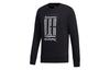 Wuji Series Sweatshirts Men's Black Crew Neck Moderate Regular GM4479
