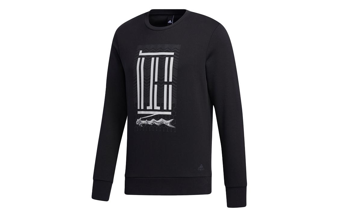 Adidas Wuji Series Sweatshirts Men s Black Crew Neck Moderate Regular GM4479 S