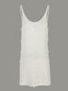 Sexy U Neck Sleeveless Knit Horizontal Stripes Side Cut Out Beach Vacation Dress 2025 Summer Beachwear Women's Mini Dresses K90