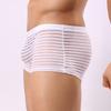 Sexy Men See Through Seamless Boxer Briefs Underwear Shorts Trunks Underpants