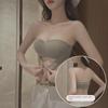 Genuine Strapless Gathered Bra for Women - Non-Slip, Small To Large Chest, Anti-Exposure, Invisible for Wedding Dresses, Beautiful Back Design