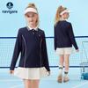 Navigare Girls' Long-Sleeve POLO Shirt
