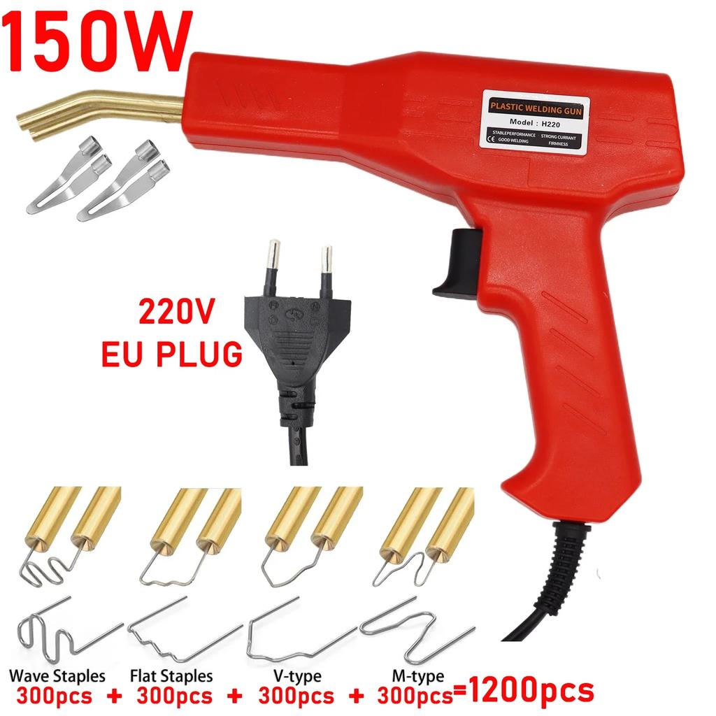 150W Plastic Welding Hot staplercar Bumper Repair Kit Hot Stapler Welding Repair Machine welding Gun
