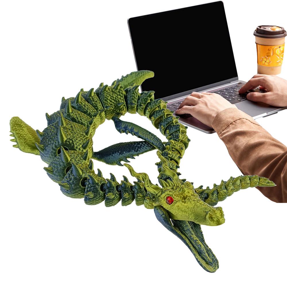 3D Printed Dragons 3D Dragons With Flexible Joints Full Articulated 3D Printed Dragon Fidget Toys For Adults Boys Kids