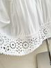 2026 Spring/Summer Patchwork Lace Fairy Midi Skirt with Embroidery and Draping A-line