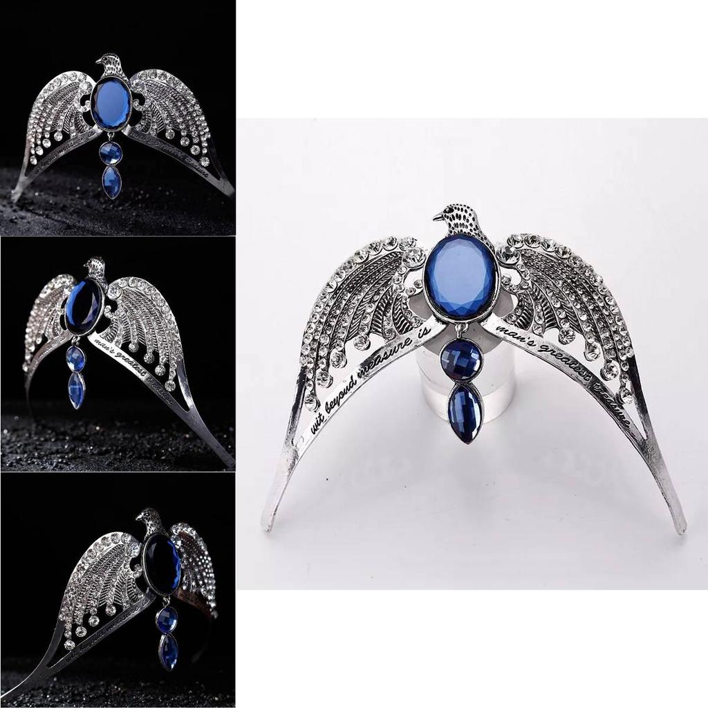 Prachtige Metaalkroon Geïnspireerd op een Arend Voor Ravenklauw Fans Perfect Voor Harry Potter Liefhebbers