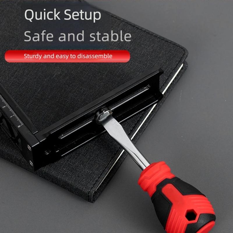 Camera Plate Screwdriver with Broad Tip and Grip Texture for Mount Hardware and Plate Screw Adjustment Work Tasks