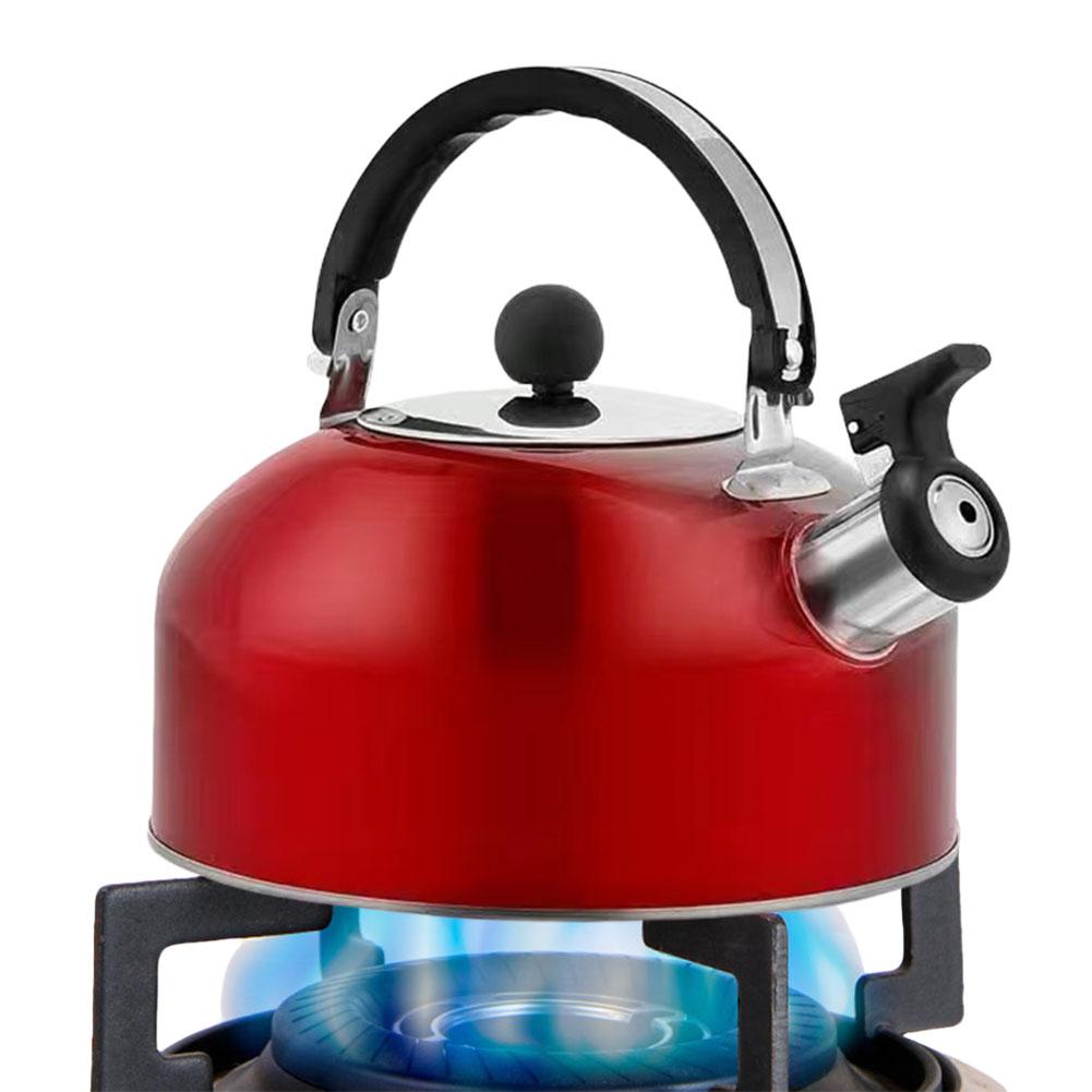 3L Stainless Steel Whistling Tea Kettle Water Boiler Multi-Function Water Boiling Pot Camping Pot for Induction Stove Gas Stove