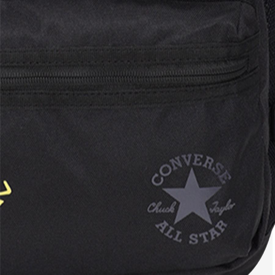 New Converse Straight Edge Polyester Backpack Regular Unisex Black 10024938-A01