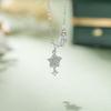 Women's Sterling Silver Star Zircon Tassel Necklace - Luxury Fashion Clavicle Chain