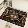 Evil Eye Welcome Mat Non-Slip Machine Washable Floor Mat for Home Outdoor Entryway Balcony Home Decor Rug Outdoor Mat Decor
