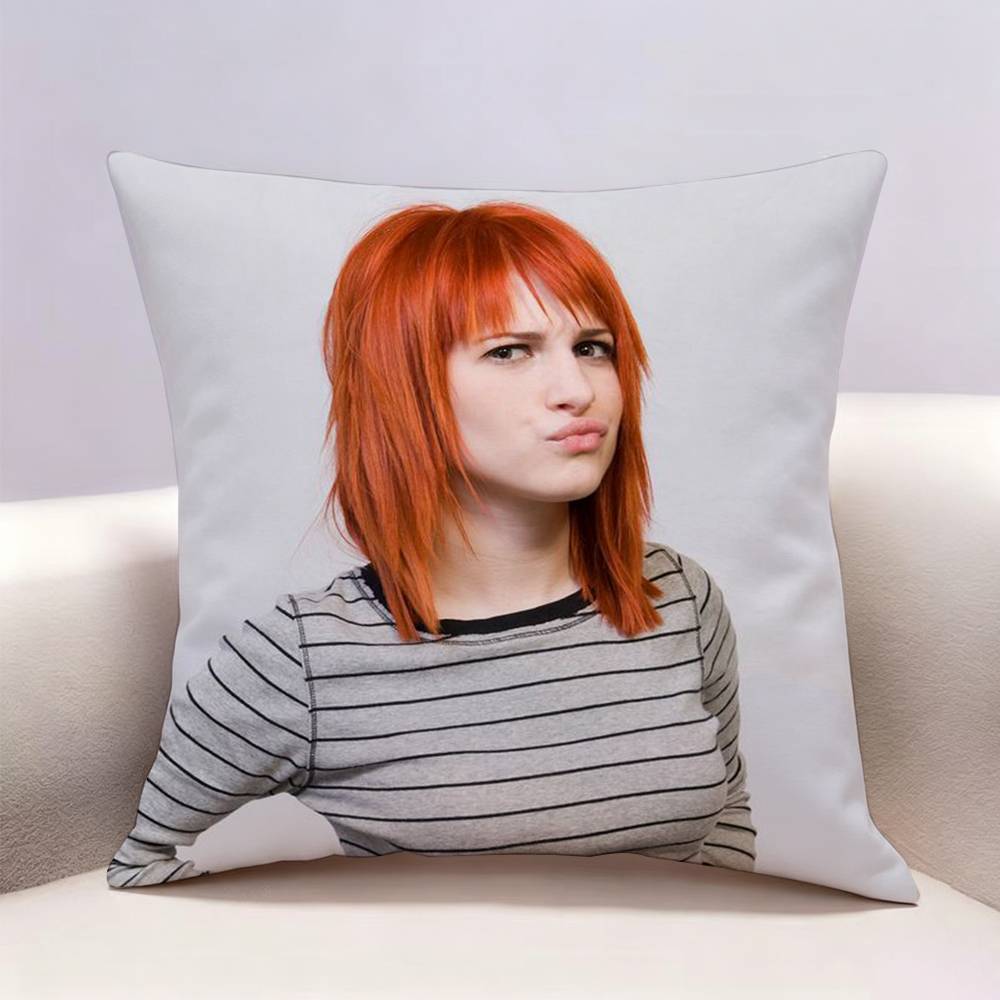 Singer Hayley Williams Doublesided print Pillow Case Cushion Cover Throw Pillow Case For Car Sofa