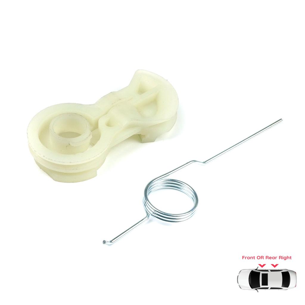 BWR1110 Rechter Fensterheber-Eckführungsclips für Renault Modus Scenic 2 3 Peugeot 206 307 Citroen C3 1 Xsara Opel Meriva A