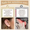 Florideco 1Pair Hypoallergenic Flat Back Stud Earrings for Women Men Surgical Stainless Steel Cartilage Studs Earrings Piercing
