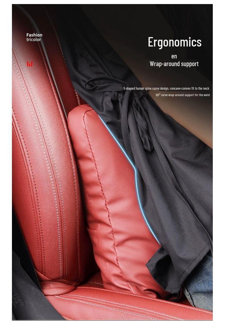 Lantu Dreamer PHEV Headrest & Lumbar Neck Support Pillow Set