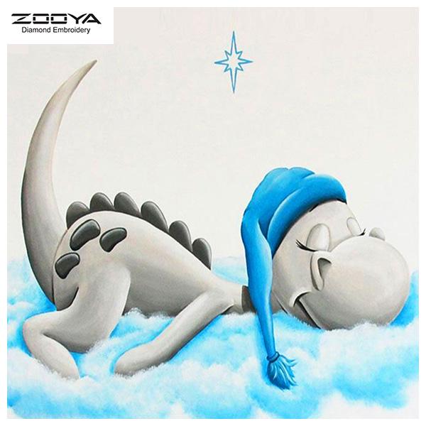 

ZOOYA DIY 3D круглая алмазная картина Дракон Вышивка Крест ремесло Стежок Домашний декор