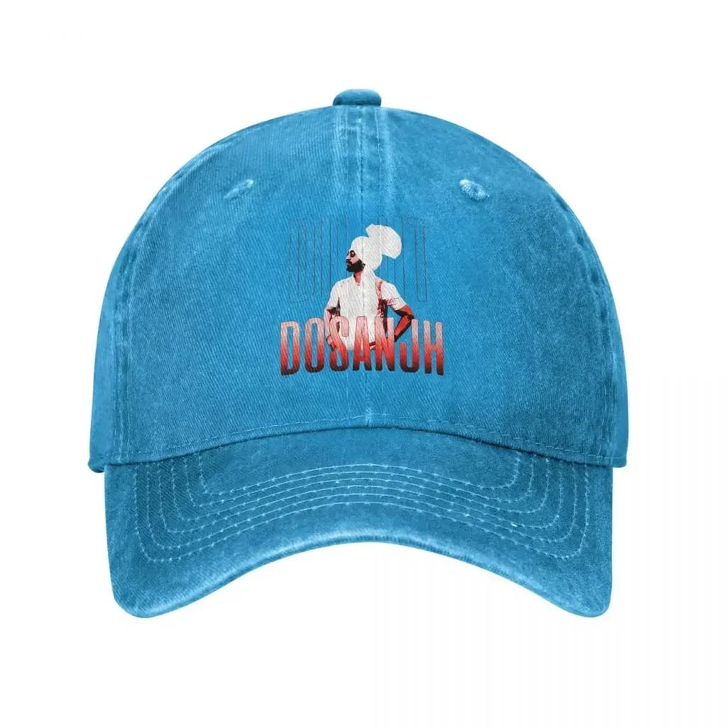 Diljit Dosanjh Punjabi Singer Men Women Baseball Cap Born To Shine Distressed Denim Washed Cap Hat Vintage Outdoor Gift Snapback