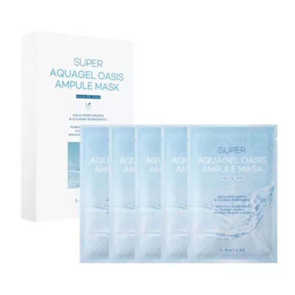 S.NATURE Super Aquagel Oasis Máscara Ampola - 1 pacote (5pcs)