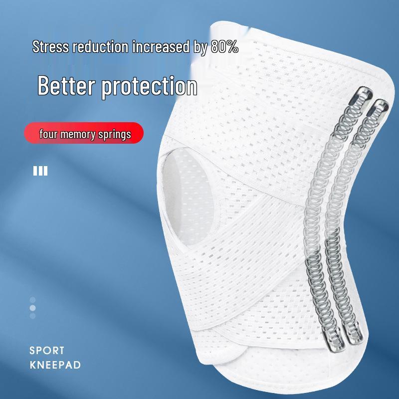 Summer Sports Knee Sleeve: Adjustable Meniscus Support for Basketball, Cycling, and Running.