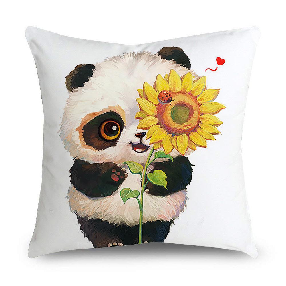 Drăguț Panda Scaun Canapea Față de Pernă Decorare Dormitor Husă Pernă Decorare Canapea Acasa Față de Pernă