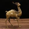 Antique Copper Plum Blossom Deer Prosperous Wealth Home Living Room Office Desktop Decoration Gift Ornament