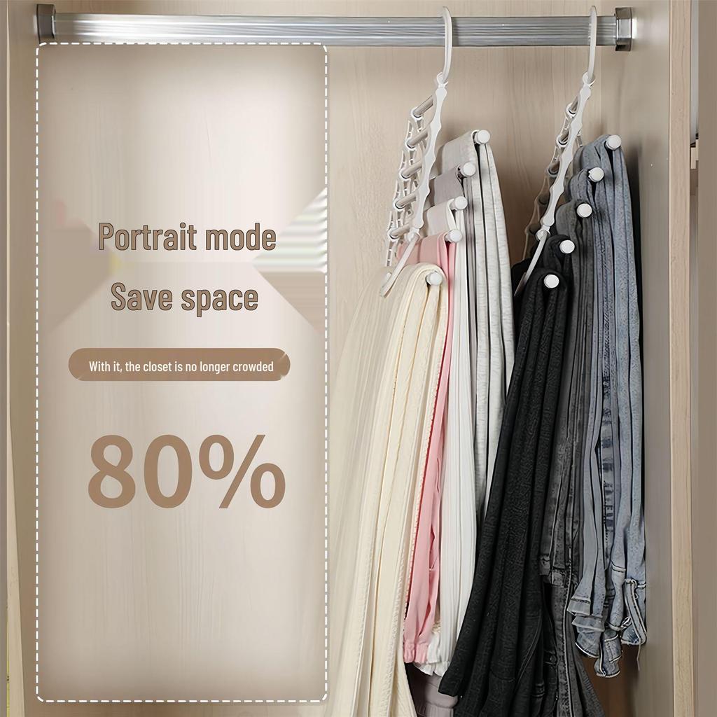 Multifunctional Stainless Steel Pull-out Telescopic Wardrobe Pants Hanger