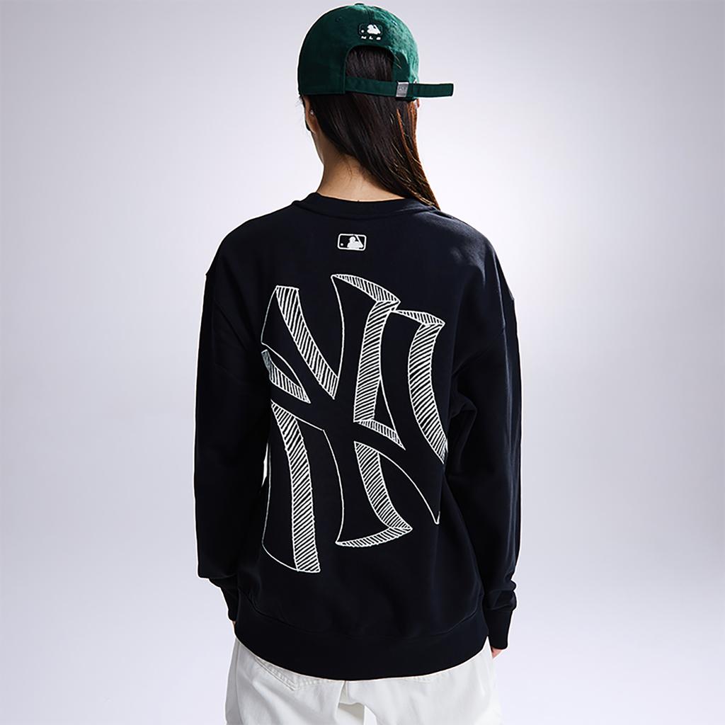 New MLB Sweatshirts Unisex Black 3AMTB0434-50BKS