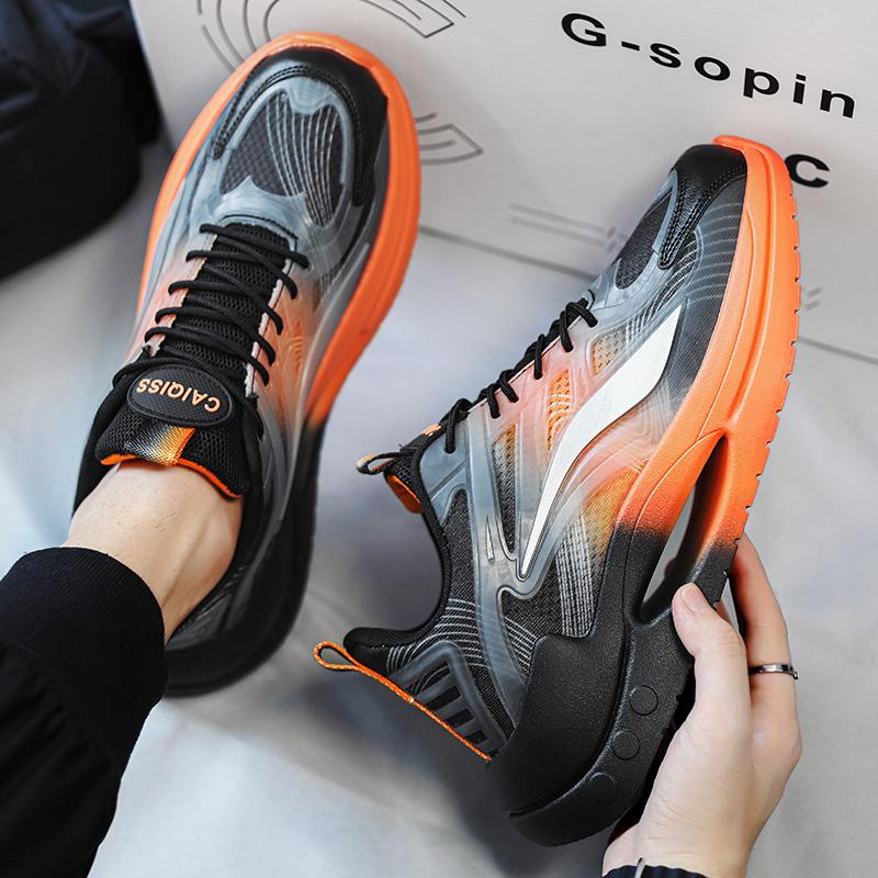 New Autumn Style Breathable Mesh Sports Casual Shoes, Large Size Fashionable and Versatile Comfortable Running Shoes