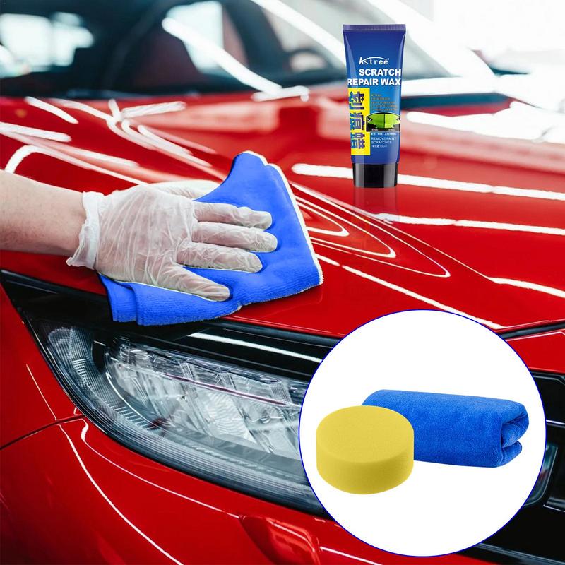 Polishing Compound Car Scratch Remover Polish & Wax Swirl Correction & Wax Sealant Protection With Glossy Shine Car Accessories
