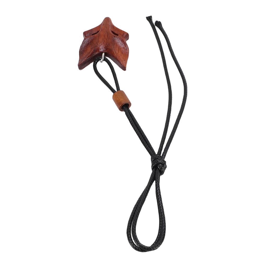 Fox Wooden Pendant Necklace Innovative Adjustable Keychain Bag Pendant Accessory for Men and Women