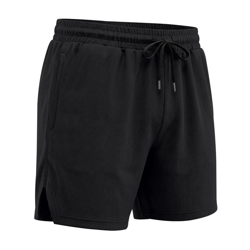 Pantaloncini Sportivi da Uomo in Rete ad Asciugatura Rapida Stile Europeo & Americano - Pantaloni Fitness Running Casual Traspiranti 3/4