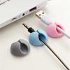 Cable Clip Winder Organizer Round Charger Cord Clips Desk Tidy Management Wire Adhesive Holder