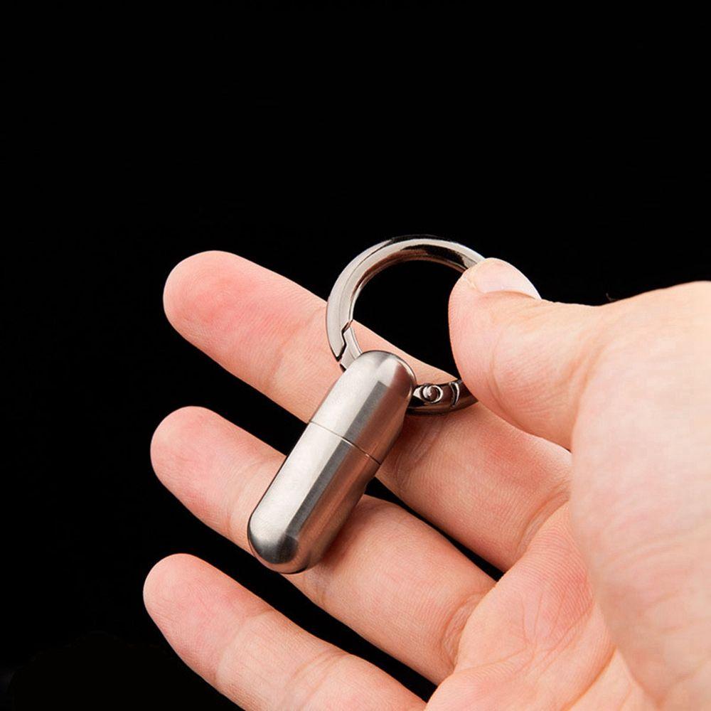 

Сплав влагостойкий портативный мини-медицинский уплотнитель водонепроницаемая канистра-капсула-бутылка EDC инструмент