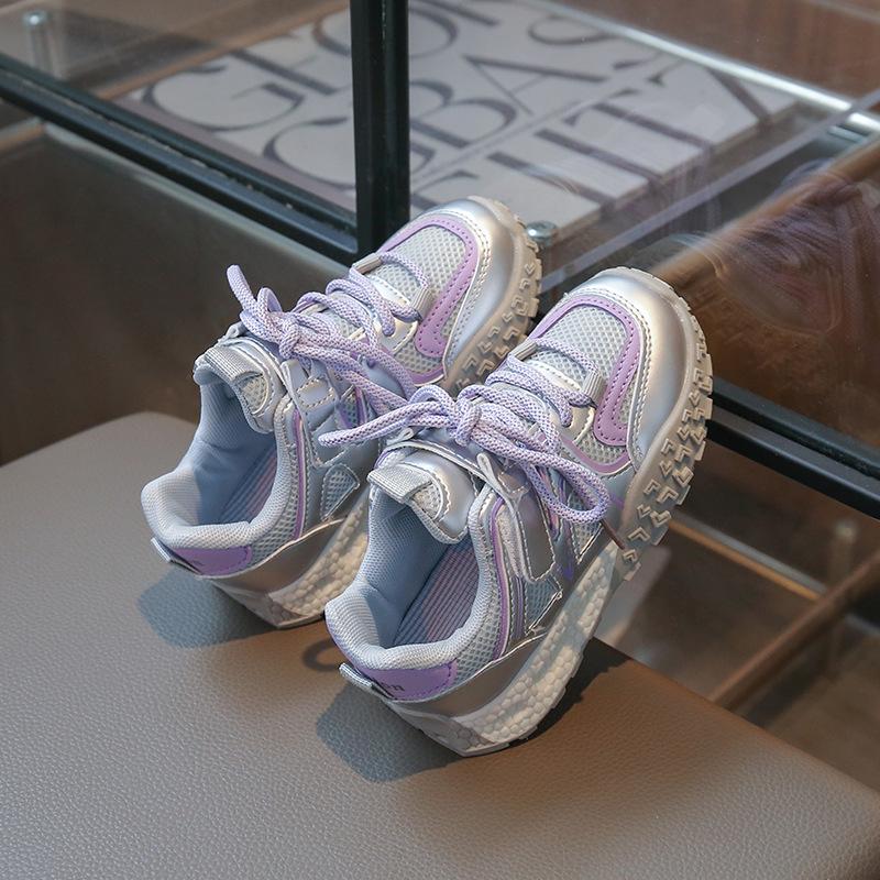 Fashion Girls Sports Shoes Children's Mesh Casual Shoes 2025 Spring and Autumn New Student Versatile New Models