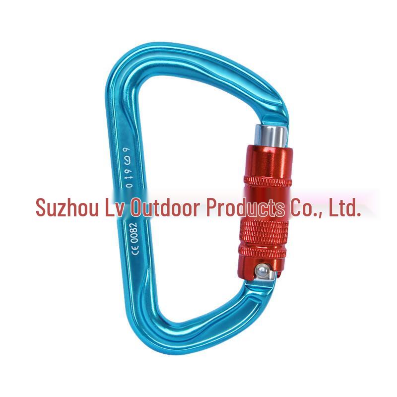 Lieve Outdoor D-Shaped Auto-Lock Climbing Carabiner Standard
