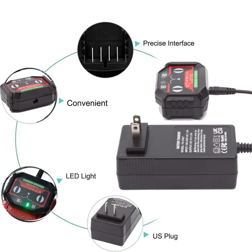Plug Battery Charger For Craftsman V20 20V Max Series Li-Ion Battery 100V--240V