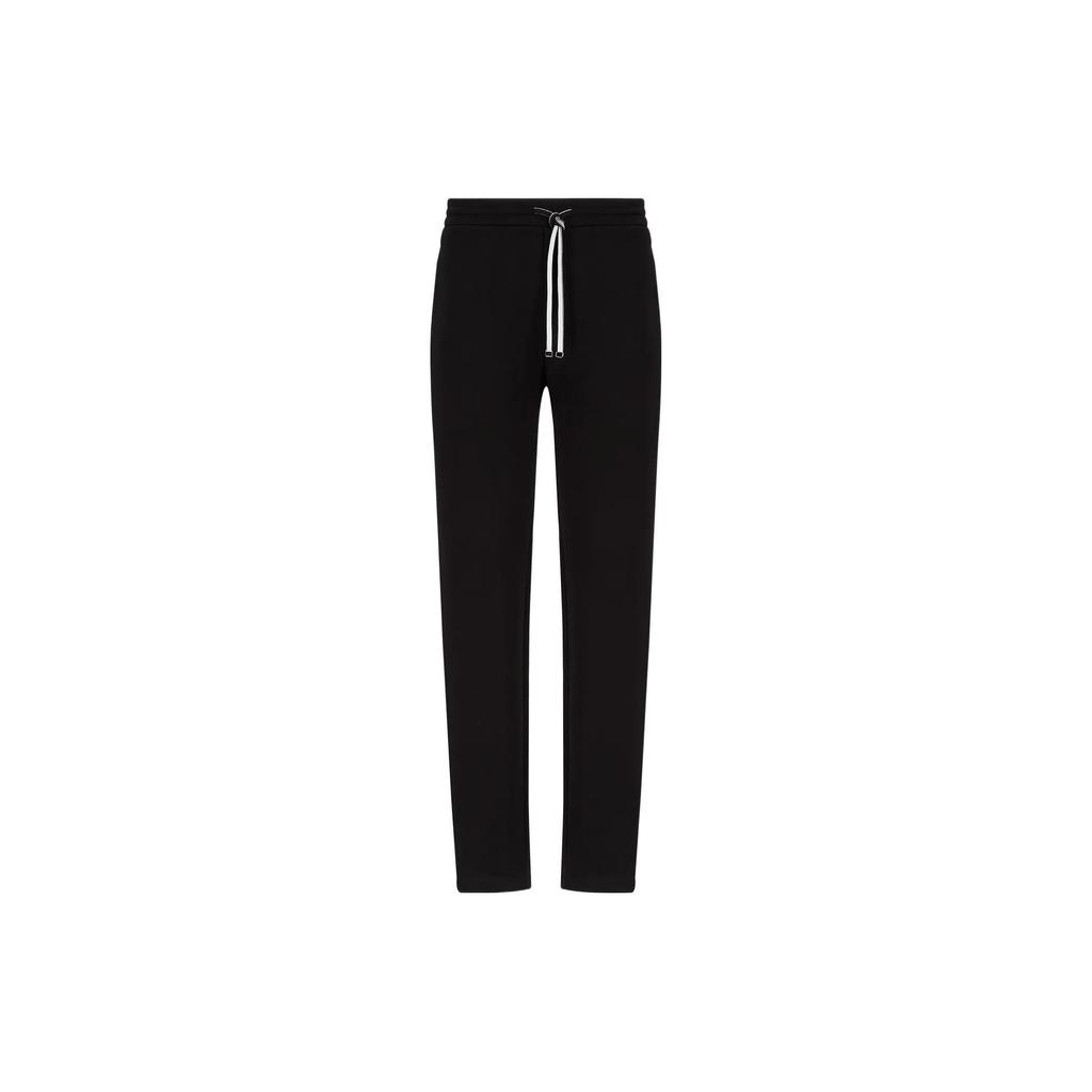 Emporio Armani FW22 Knitted Sweatpants Men's Black 8N1PD81-JHSZ1-0999