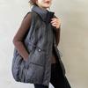 European version loose large size casual down jacket vest women's autumn and winter new embroidered vest vest jacket vest
