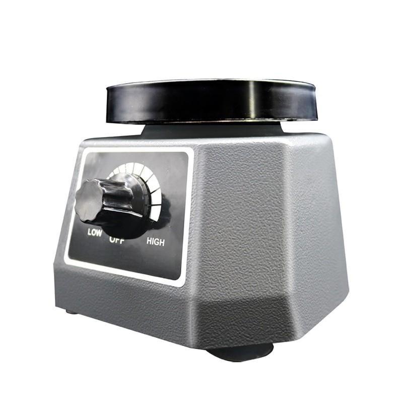4'' Round Vibrator for Laboratory and Craft with Lamp Small Gypsum Variable Intensity Shaker Oscillator Dental Lab Equipment