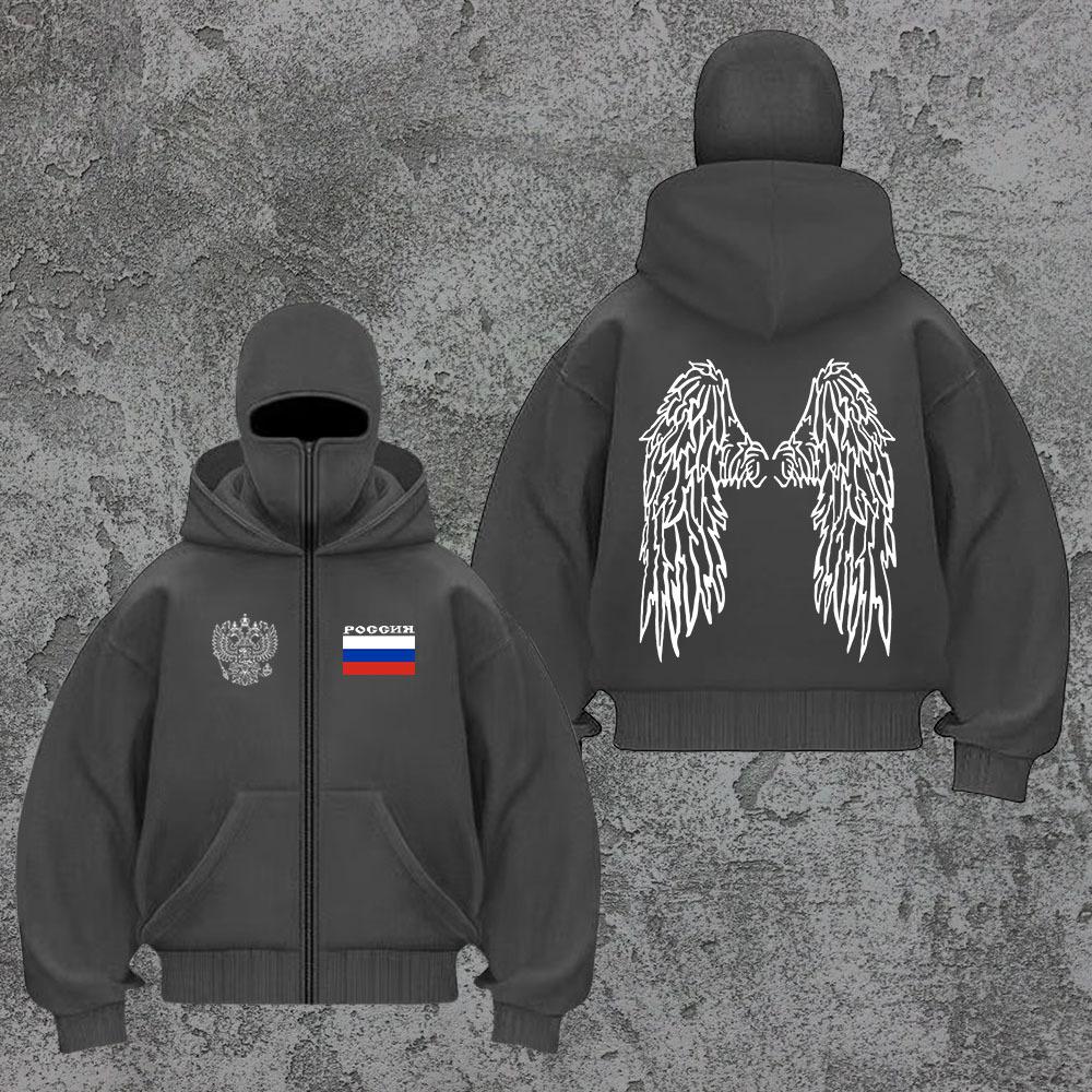 European and American Fashion Hoodies, Hoodies, Men's and Women's Tops, Trendy Long Sleeves, Autumn and Winter Men's and Women's Cardigans