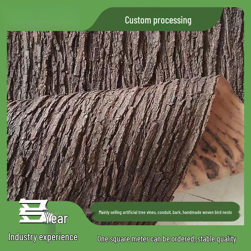 

Декоративна наклейка на стіну під кору дерева для декору труб в інтер єрі