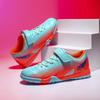 2025 New Children's Football Shoes Boys and Students Girls Broken Nails Velcro Casual Game Sports Shoes