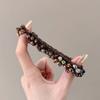Shiny Crystal Woven Hair Band High Ponytail Elegant Hair Rope Rubber Band Chic Hair Ties Hair Accessoires Elastic Hair Bands