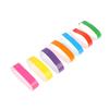 100Pcs Party Paper Bracelet Synthetic Paper Plastic Wristbands Sticky Wristband Painting Pattern Logo Paper Party Wristbands