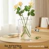 Verbesserte Tragbare Transparente Acryl-Blumenvase (2er-Pack)