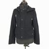 Made In Japan UNITED ARROWS/Raincheetah Full-Zip Wool Jacket Short Coat 38 Women Navy Detachable Hood