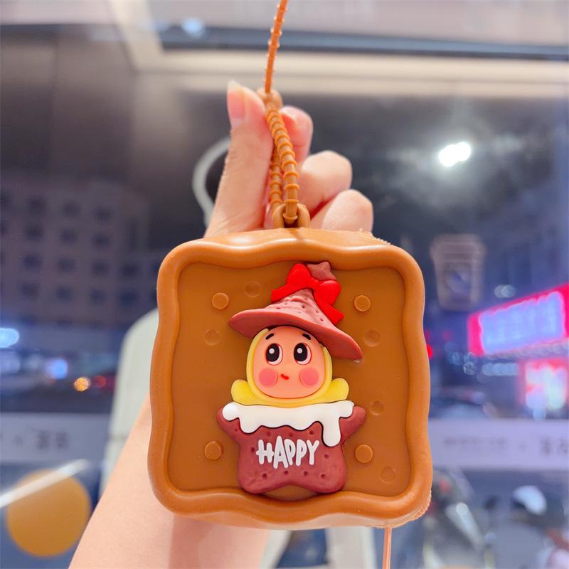 Cartoon Animal Silicone Keychain Bag - Kids' Coin Purse & Toy Pendant