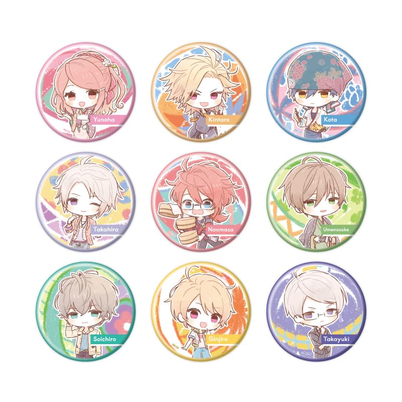

Yunohana 02 Can Badge Box SpRING! [GraffArt Illustration] 9-piece