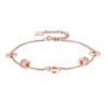 Sterling Roman Numeral Waist-Shaped Bracelet Women Rose Gold Minimalist Elegant Daily Wear